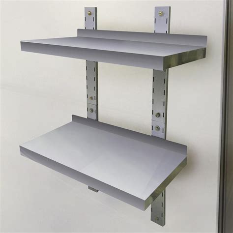 stainless steel wall mounted shelves